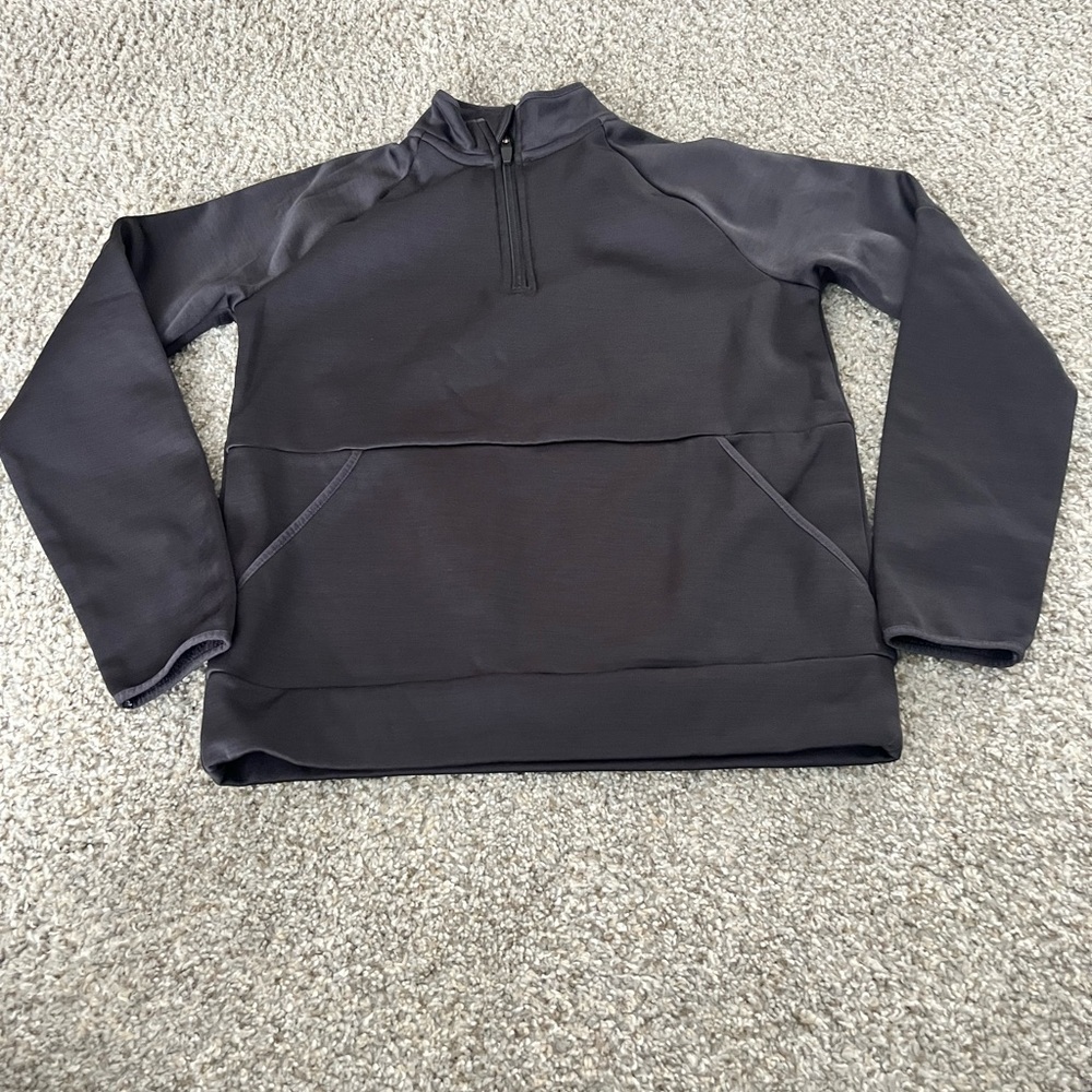 Zella Youth Charcoal Quarter-Zip Jacket